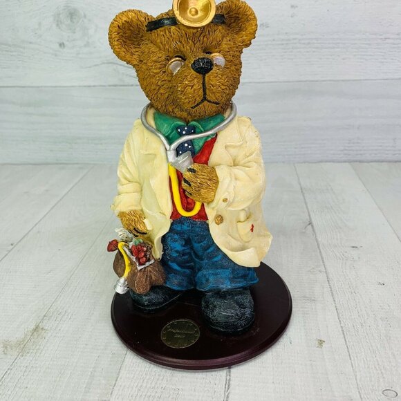 Classic Treasures Collectable PROFESSIONAL DOCTOR MD BEAR 9"  Resin Figurine - Picture 2 of 8